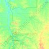 Carte topographique Rio Crespo, altitude, relief