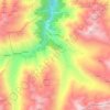 Carte topographique Yazlık, altitude, relief
