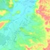 Carte topographique Poza Rica de Hidalgo, altitude, relief