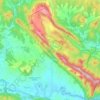 Carte topographique ZEPA-ZEC Valderejo-Sobrón-Sierra de Árcena, altitude, relief