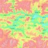 Carte topographique ལྷ་རྩེ་རྫོང་ / 拉孜县 / Lhatse, altitude, relief