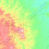 Carte topographique Alto Boa Vista, altitude, relief