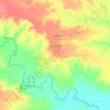 Carte topographique Oritupano, altitude, relief