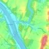 Carte topographique Antietam, altitude, relief
