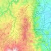 Carte topographique Chaîne des Puys, altitude, relief
