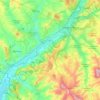 Carte topographique Val-au-Perche, altitude, relief