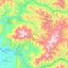 Carte topographique Sozoranga, altitude, relief