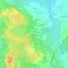 Carte topographique Eyrans, altitude, relief