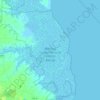 Carte topographique Bombay Hook National Wildlife Refuge, altitude, relief