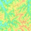Carte topographique Saint-Didier-d'Aussiat, altitude, relief
