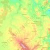 Carte topographique South Burnett Regional, altitude, relief