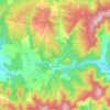 Carte topographique Montjay, altitude, relief