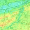 Carte topographique Hobart Township, altitude, relief