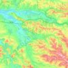 Carte topographique 64270, altitude, relief