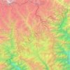 Carte topographique Bumthang District, altitude, relief