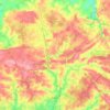 Carte topographique Val d'Ille-Aubigné Communauté de communes, altitude, relief