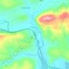 Carte topographique Landingville, altitude, relief