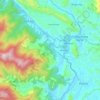 Carte topographique Thành phố Hà Giang, altitude, relief