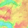 Carte topographique Chilly-Mazarin, altitude, relief