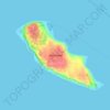 Carte topographique Hat Island, altitude, relief