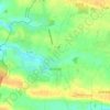 Carte topographique Senonnes, altitude, relief