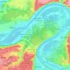 Carte topographique Les Trois Lacs, altitude, relief