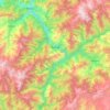 Carte topographique Artvin, altitude, relief