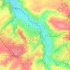 Carte topographique Dunet, altitude, relief