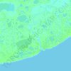 Carte topographique Kwigillingok, altitude, relief