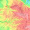 Carte topographique Prailles-la-Couarde, altitude, relief