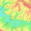 Carte topographique Éparcy, altitude, relief