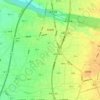 Carte topographique 西螺鎮, altitude, relief
