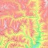 Carte topographique Khachu, altitude, relief