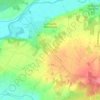 Carte topographique La Chapelle-Montmartin, altitude, relief