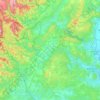 Carte topographique La Cèze, altitude, relief