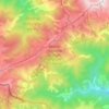 Carte topographique Réserve naturelle de Prats-de-Mollo-la-Preste, altitude, relief