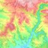 Carte topographique Anlhiac, altitude, relief