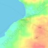 Carte topographique Wallaroo, altitude, relief