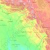 Carte topographique Iraqi Kurdistan Region, altitude, relief