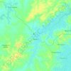 Carte topographique Pinheiro, altitude, relief