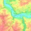 Carte topographique Ingrandes, altitude, relief