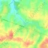 Carte topographique Beaumont-en-Cambrésis, altitude, relief