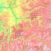 Carte topographique Idaho County, altitude, relief