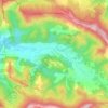 Carte topographique Bruis, altitude, relief