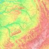 Carte topographique La Marne, altitude, relief