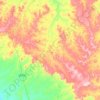 Carte topographique São Francisco do Brejão, altitude, relief