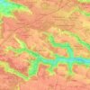 Carte topographique Réserve naturelle des étangs et rigoles d'Yveline, altitude, relief
