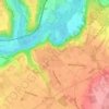 Carte topographique Cartigny, altitude, relief