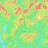 Carte topographique Mine, altitude, relief