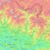Carte topographique Gorkha, altitude, relief